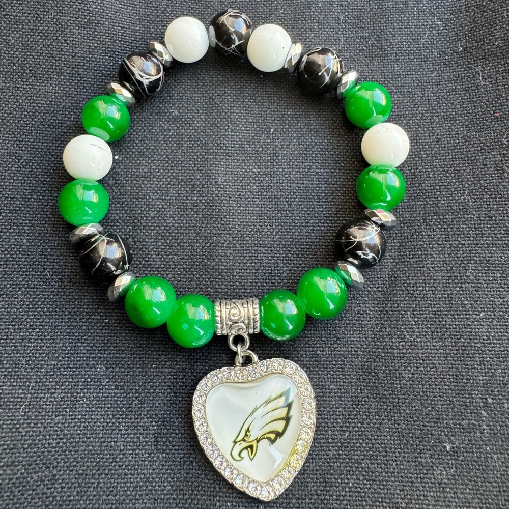 Handmade NFL Philadelphia Eagles Bracelet